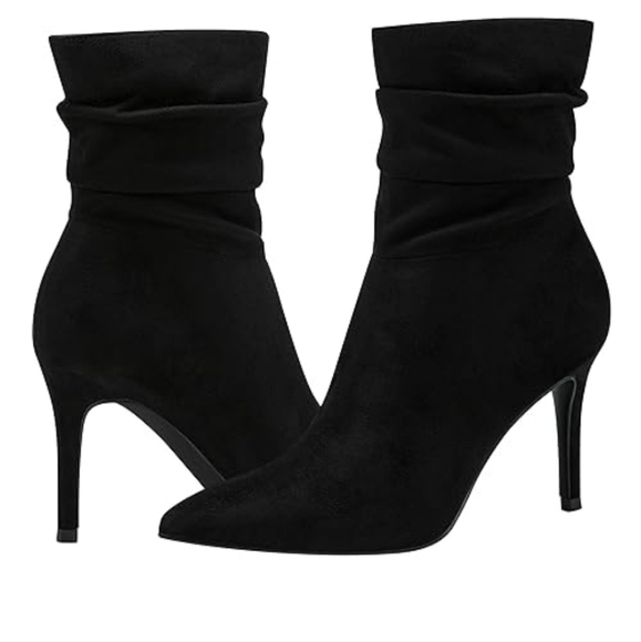 Marc Fisher Women Dreama Ankle Heels the point toe Heels boots shoes 8.5M - Picture 1 of 15